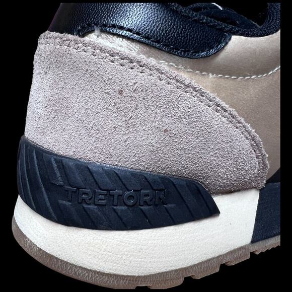 TRETORN Loyola 2.0 Women's Sz 8 Sneakers Black Cream Gray Athleisure Shoes READ - Picture 15 of 15